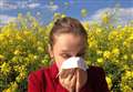 Met Office has 'good news' for hayfever sufferers