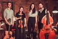 Stomping Newbury Spring Festival show by quartet with eclectic mix of music spanning the worlds of classical and folk