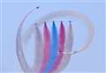 Red Arrows due to fly past on their way to Bournemouth