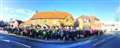 Hundreds gather in Highclere for Christmas walk
