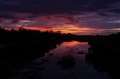 Saharan dust creates spectacular red sunrises and sunsets over West Berkshire 