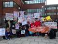 Protestors march as £10.8m council cuts recommended for approval 