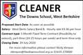 CLEANER REQUIRED