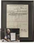 Historic crime sheet goes under hammer