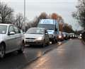 Traffic mayhem in Newbury today (Thursday)