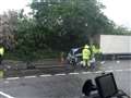 A4 Woolhampton re-opens after collision involving two lorries and a car