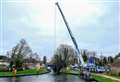 Watch: Aldermaston Wharf Bridge lifted and removed for refurbishment