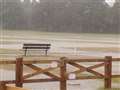 Heavy rainfall affecting the district today (Sat)