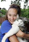 Ice dance star skates down to Newbury Cat's Protection
