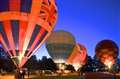 Streatley Night Glow balloons burn brightly