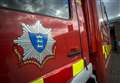 Person trapped inside vehicle after collision