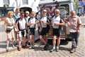 Rotary Club charity cyclists return home to Hungerford