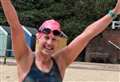 Woman swimming solo to France for Motor Neurone Disease tonight