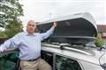 Couple return home with stowaway in car roof box 