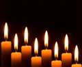Firefighters' unattended candles fire safety advice