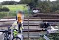 Trespassers spotted at level crossing