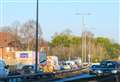 Traffic queues continue across Newbury