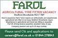 Agricultural Tyre Fitter Vacancy