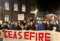 Town’s Gaza peace vigil goes on