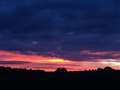Skies on fire over West Berkshire