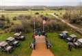 Newbury honours fallen airmen at Greenham Common
