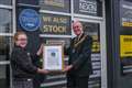 Thatcham blue plaque for Harry Lester MG cars and Monkey Stables racing team