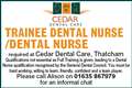 Trainee Dental Nurse / Dental Nurse