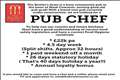 PUB CHEF