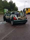 Driver cut out of car at Greenham Business Park