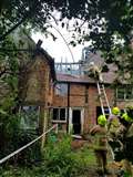 Aldermaston house fire suspected arson 
