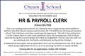 HR & Payroll Clerk Required
