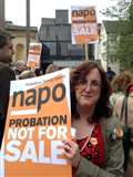 Probation officers strike for 24 hours over privatisation plan