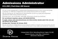 Admissions Administrator Required