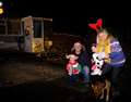 Residents in Newbury street turn the lights on the for festive period