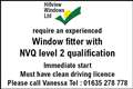 Window fitter required