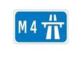 Overturned vehicle on M4 eastbound causes lane closures