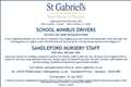School Minibus Drivers & Sandleford Nursery Staff