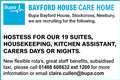 Staff required at Bayford House Care Home