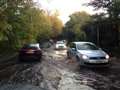 Roads and properties flooded 