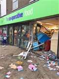 Ram-raiders strike Theale Co-op 