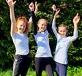 Newbury schoolgirls charity triathlon