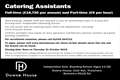 Catering Assistants required