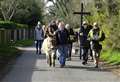 Residents welcome back Palm Sunday walk