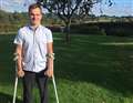 Jockey's emotional return to racecourse