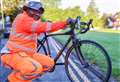 Sammy gets a new bike!