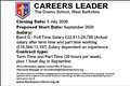 Careers Leader Required