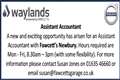 Assistant Accountant