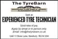 Tyre Technician Required