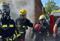 Teens have a go at firefighting with visit to Newbury fire station