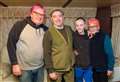 Family sports rainbow hair for air ambulance fundraiser